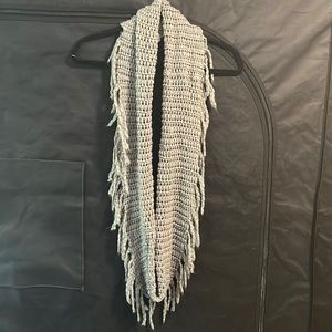 Grey Infinity Scarf.